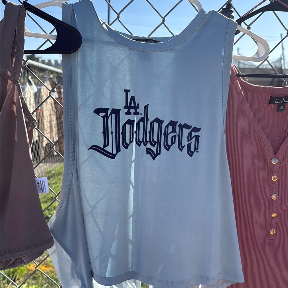 Dodgers Women's Blue Tank Top